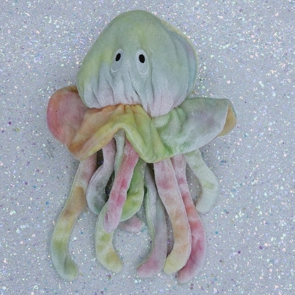 Vintage TY Beanie Baby Goochy Jellyfish - Picture 4 of 7